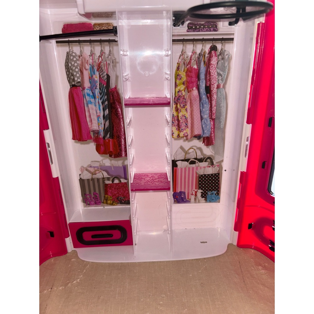 Barbie Ultimate Closet Playset Kids OS Pink Good Portable Fashion Case Clothes